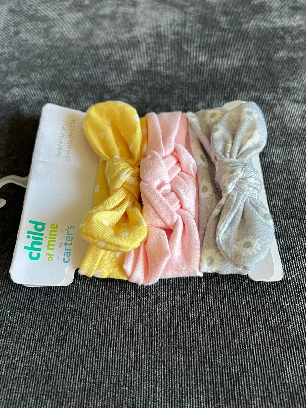 NWT Carter’s Child of Mine Headband Set of 3